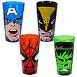 Marvel Heroes Glasses 4-Pack